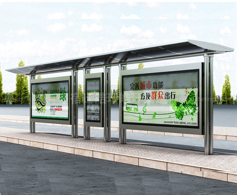 不銹鋼公交候車亭,不銹鋼公交候車亭制作廠家